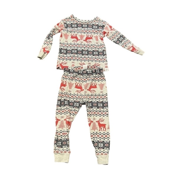 Baby Gap Pajama Set Fair Isle Gray - Picture 1 of 11